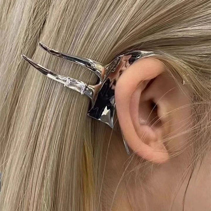 Elf Wing Silver Earring - Elysia-The Livary