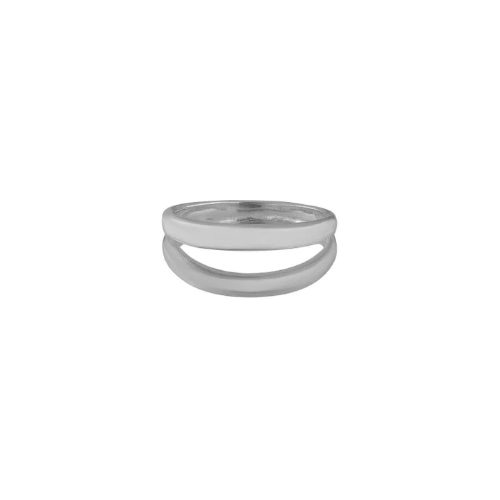 Double Ring - Aluna-Silver-5-The Livary