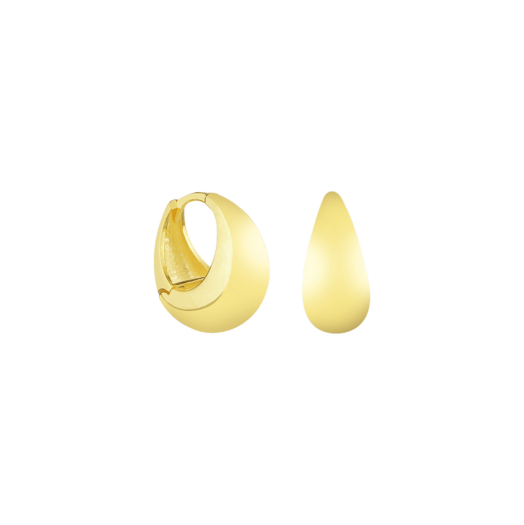 Classic Gold Drop Earrings - Aveline-The Livary
