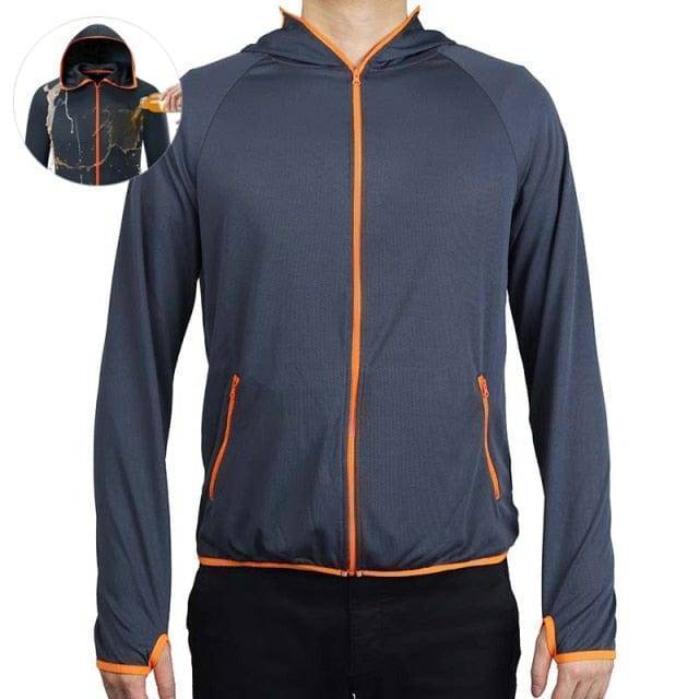 Water-repellent and windproof outdoor jacket – Tobias-Gray-S-The Livary