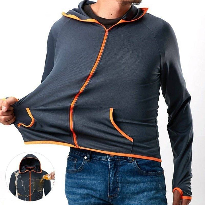 Water-repellent and windproof outdoor jacket – Tobias-Gray-S-The Livary