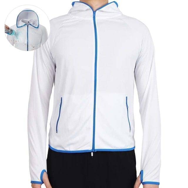 Water-repellent and windproof outdoor jacket – Tobias-White-S-The Livary