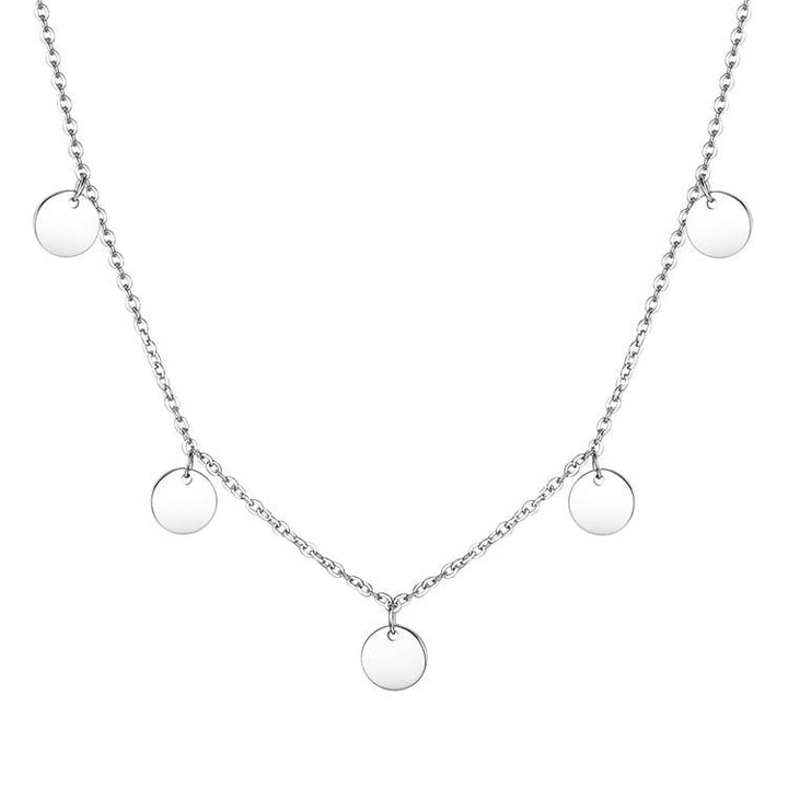 Stylish Silver Necklace - Aralyn-The Livary