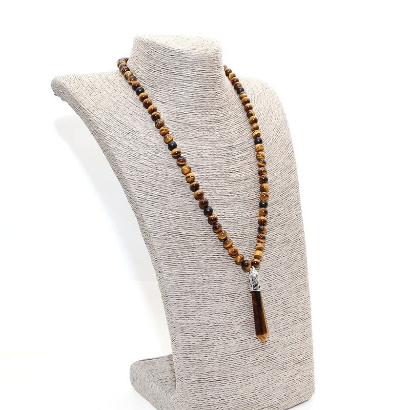 Onyx Mala Necklace - Selene-The Livary