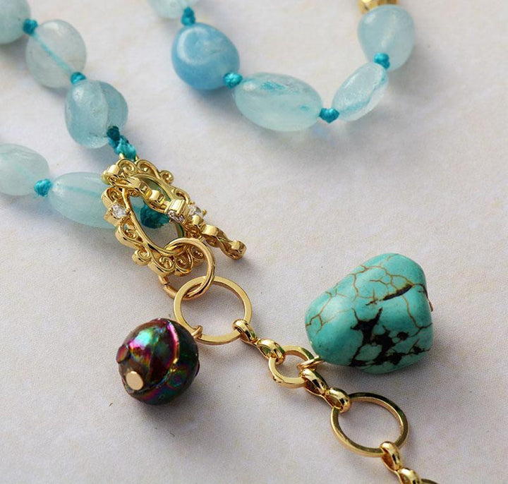 Ocean Drop Mala Necklace - Maris-The Livary
