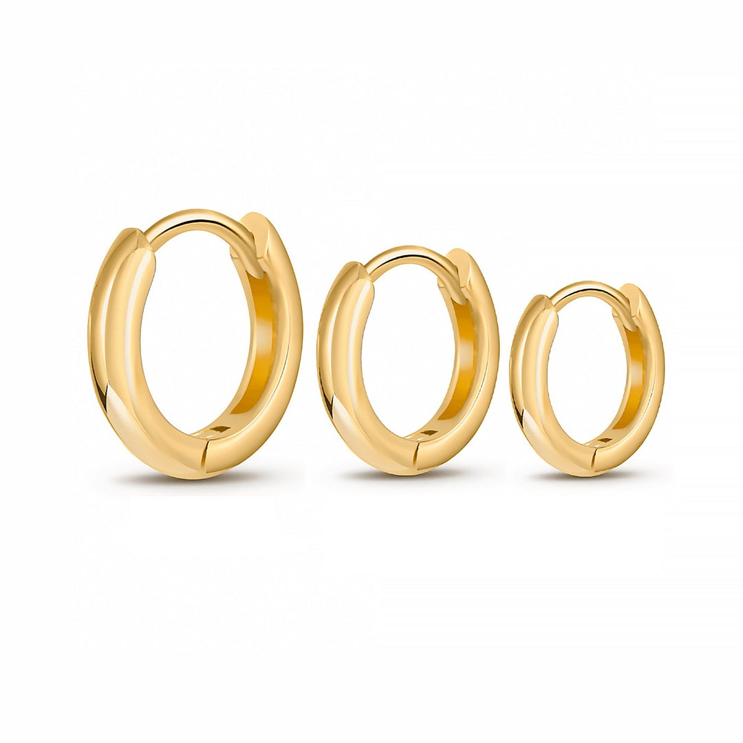 3-Ring Earring Set - Triella-Gold-The Livary