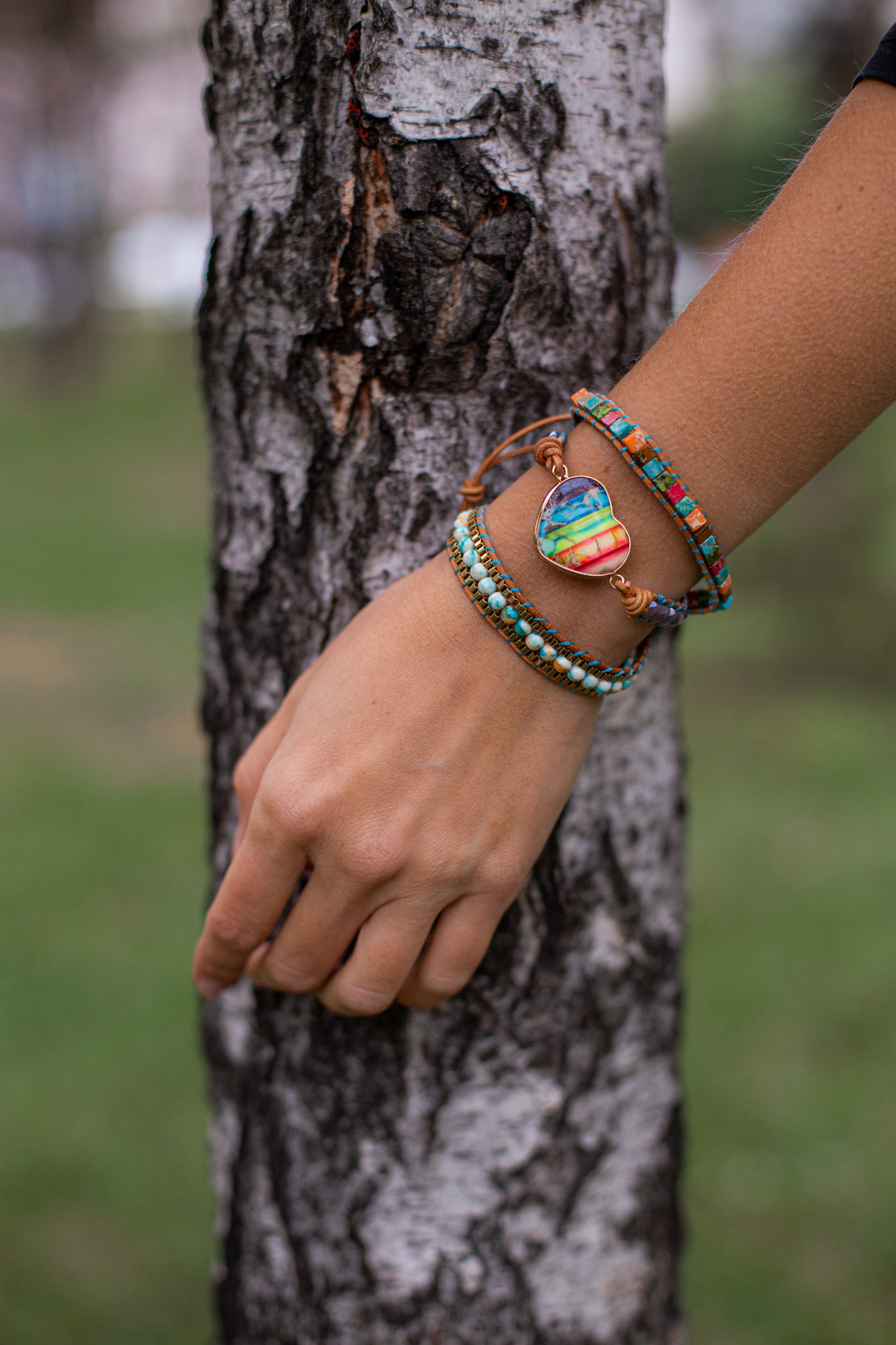 Chakra Energy Wrap Bracelet - Vitala-The Livary