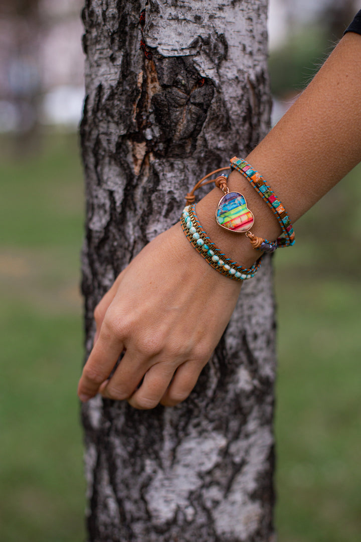 Chakra Energy Wrap Bracelet - Vitala-The Livary