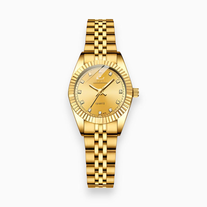 Gemstone Glamour Watch - Aurielle-Gold-The Livary