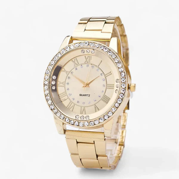 Radiant Ladies' Watch with Diamonds - Isolde-Gold-The Livary