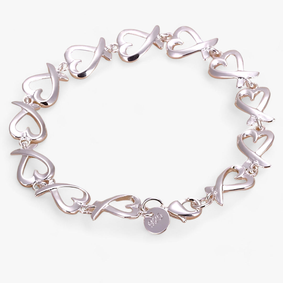 Silver Bracelet with Timeless Charm - Sophina-The Livary