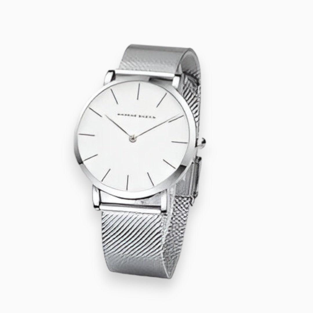 Titanium Chic Watch - Elara-Silver-The Livary