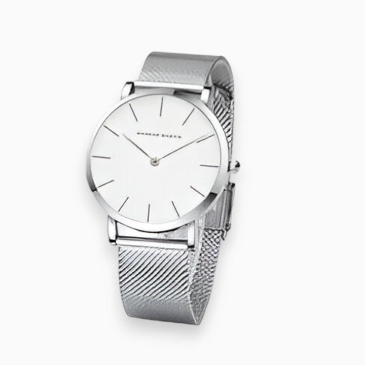 Titanium Chic Watch - Elara-Silver-The Livary
