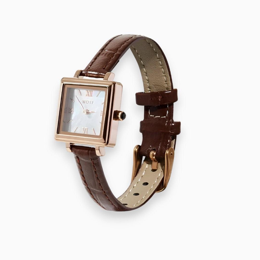 Square Quartz Watch - Lucina-The Livary