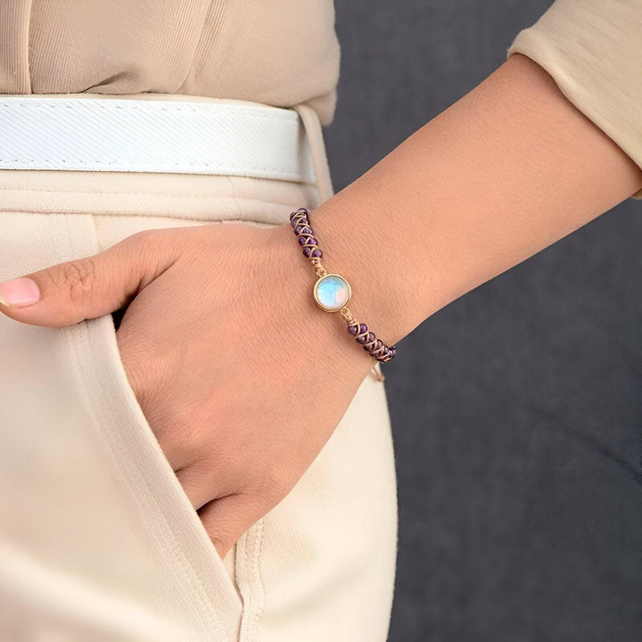 Amethyst Glow Healing Bracelet - Amara-The Livary