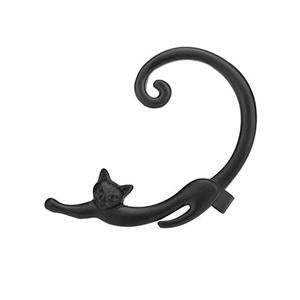 Luxury Cat Earrings - Leocadia-Black-The Livary