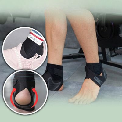 Compression Ankle Brace with Cross Stabilisation – FlexGuard Pro-Both-S : 34/35-The Livary