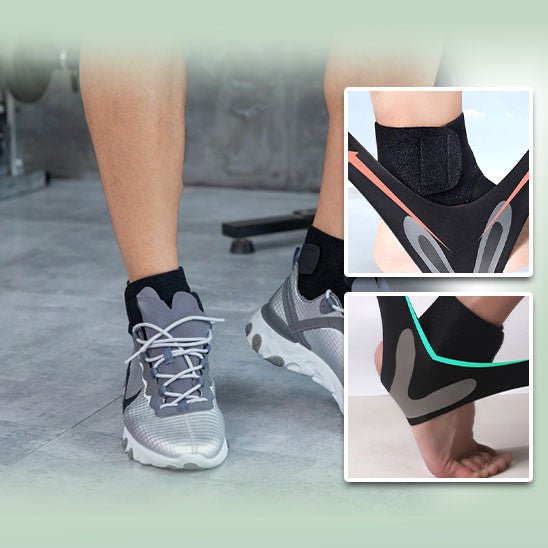 Compression Ankle Brace with Cross Stabilisation – FlexGuard Pro-Links-S : 34/35-The Livary