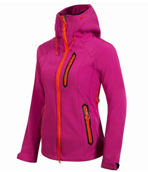 Sporty Women's Winter Jacket - Noélie-Pink-S-The Livary