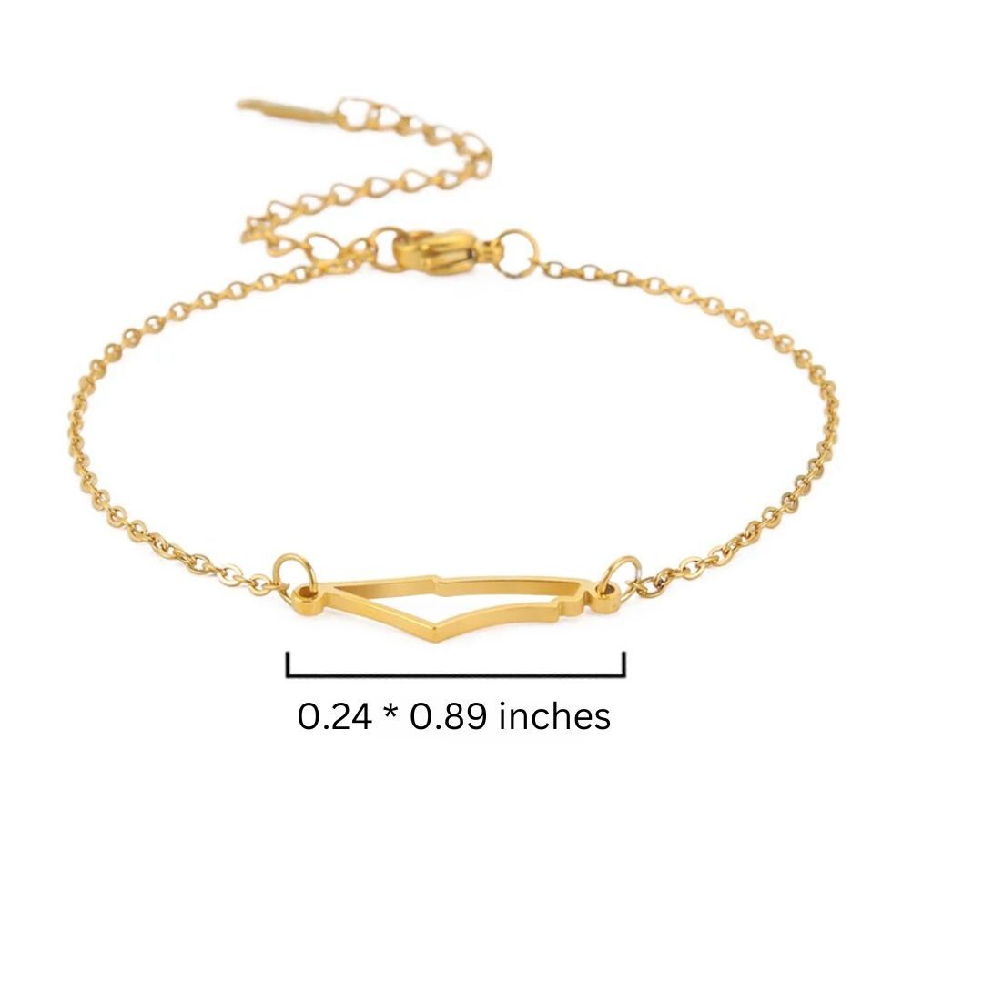 Golden Hoop Bracelet - Aurora-Gold-The Livary
