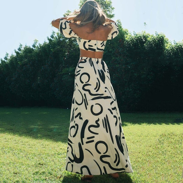 Light & Stylish Two-Piece Ladies Boho Set – Amira-XS-The Livary