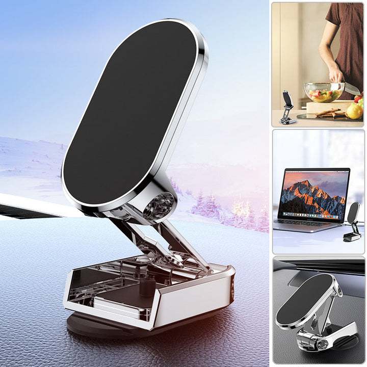 Magnetic Phone Holder for the Car - MagMount Fold-Black-The Livary