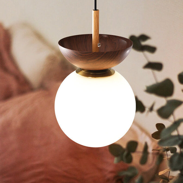 Japanese Style LED Ceiling Lamp – Renji-Warm light-Recessed light-Wood-The Livary