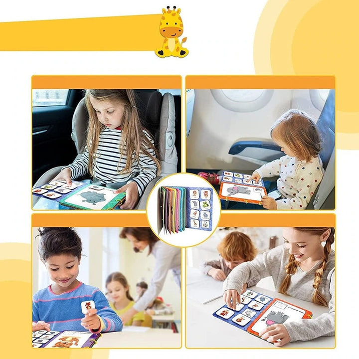 Educational Busy Book for Children – LearnJoy-Transport-The Livary