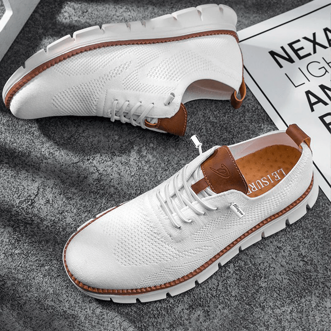 Breathable & Ultra-Comfortable Men's Sneakers in Minimalist Design – Elias-Green-6-The Livary