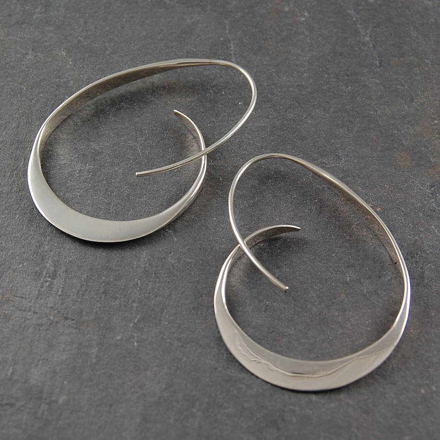 Spiral Shaped Earrings - Serina-Gold-The Livary