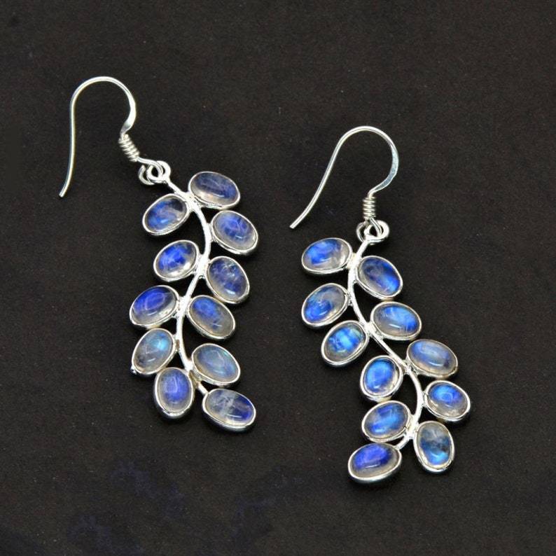 Moonstone Night Light Earrings - Jante-The Livary