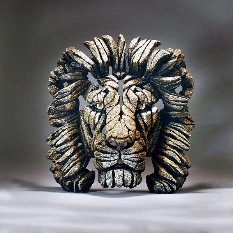 Lifelike Decorative Animal Statues - WildGrace-Lion Sculpture-The Livary