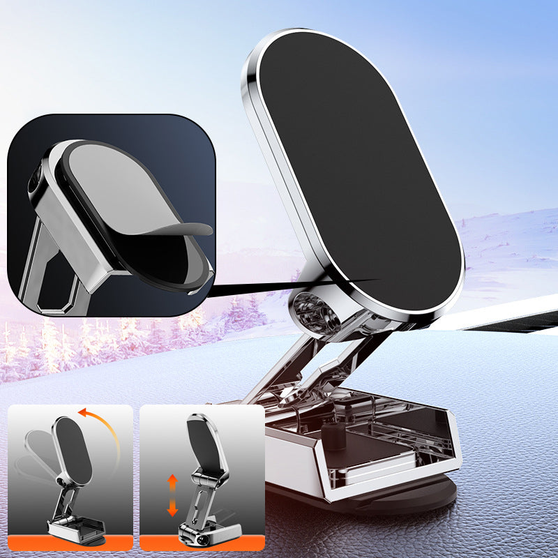 Magnetic Phone Holder for the Car - MagMount Fold-Black-The Livary