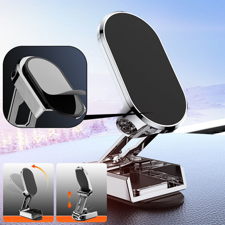 Magnetic Phone Holder for the Car - MagMount Fold-Black-The Livary
