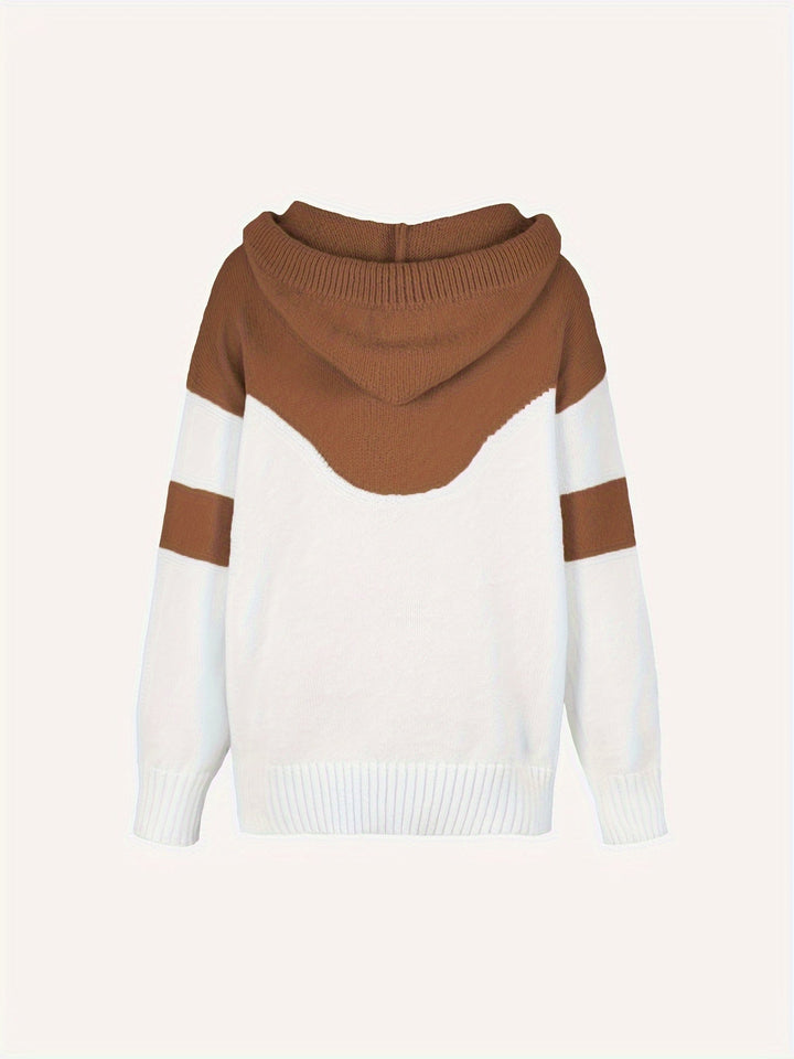Comfortable Hoodie with Drawstring - Maya-Beige-S-The Livary