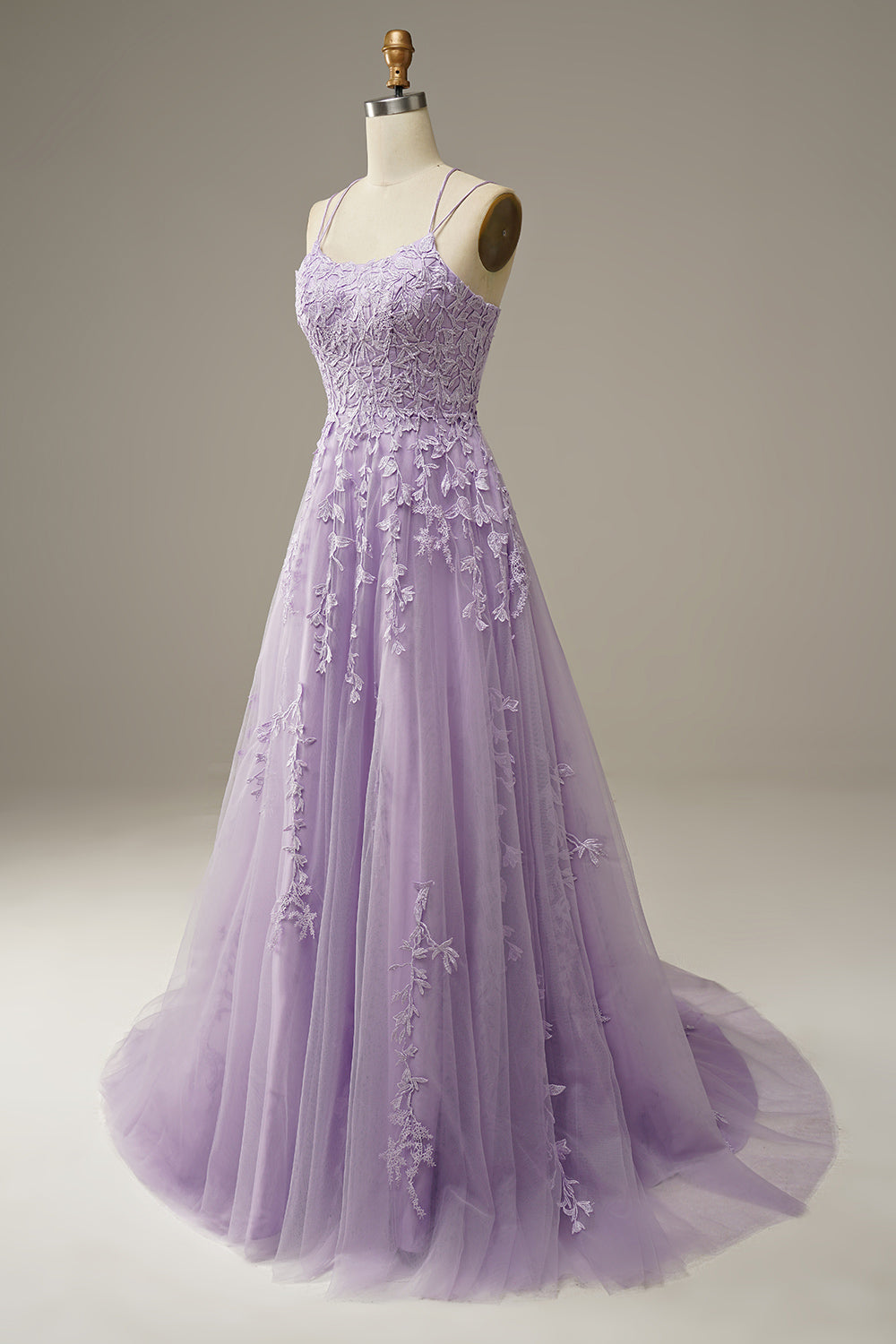 Fashionable Tulle Evening Dress with Embellishments - Victoria-Lila-EU32-The Livary