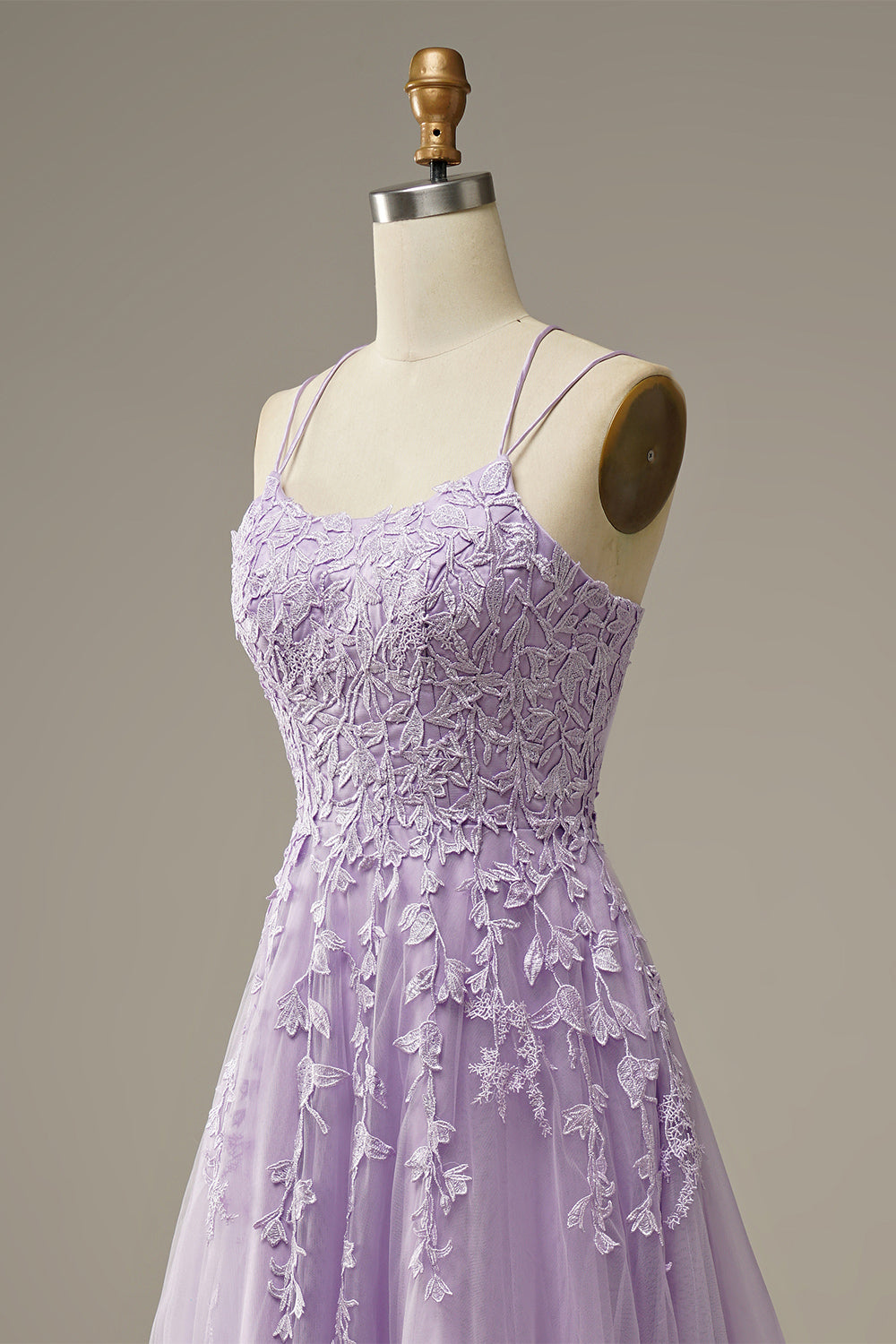 Fashionable Tulle Evening Dress with Embellishments - Victoria-Lila-EU32-The Livary