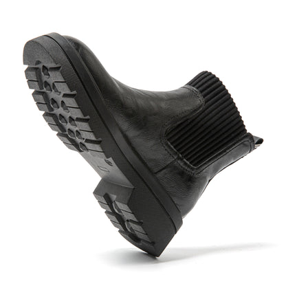 Flexible Short Ladies Boots - Elin-Black-3.5-The Livary