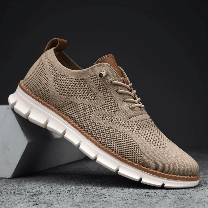 Breathable & Ultra-Comfortable Men's Sneakers in Minimalist Design – Elias-Green-6-The Livary
