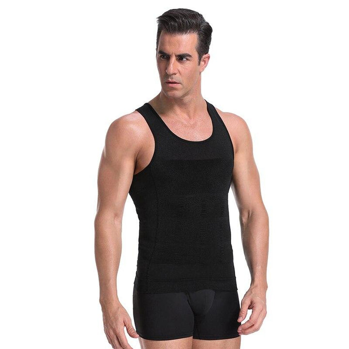 Men's Compression Undershirt – Massimo-Black-S-The Livary
