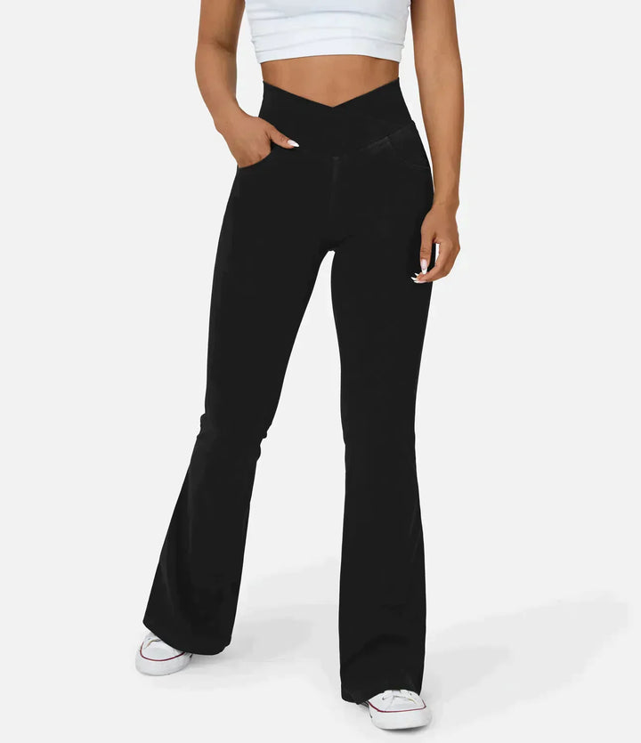 Stylish Bootcut Jeans for Women - Rosa-Blue-S-The Livary