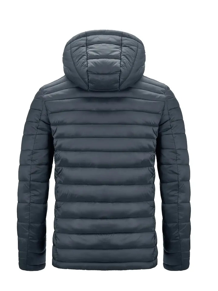 Ladies Winter Puffer Jacket with Hood - Arwen-Black-S-The Livary