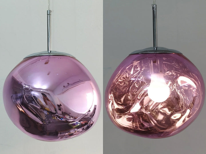 Modern LED Pendant Lamp – Lumaé-Pink-15CM-The Livary