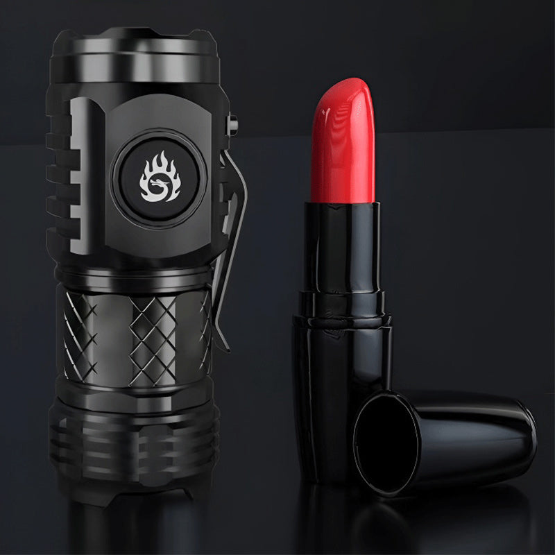 Compact LED Torch - LumenTorch-Black-The Livary