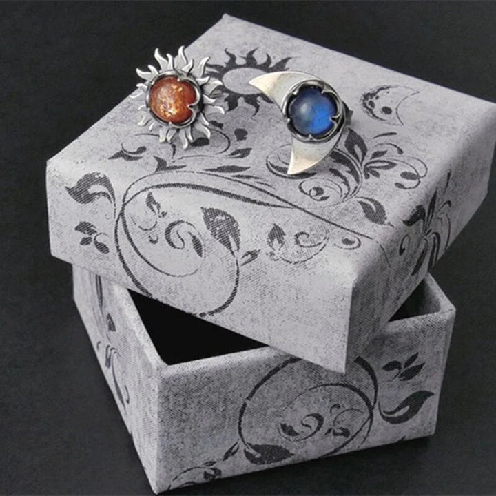 Earrings Sun and Moon - Sunny-The Livary