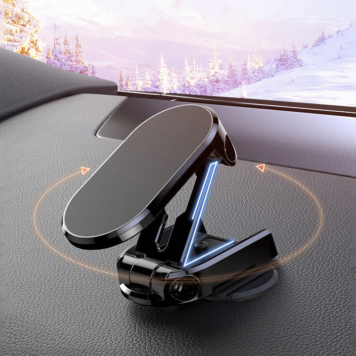 Magnetic Phone Holder for the Car - MagMount Fold-Black-The Livary