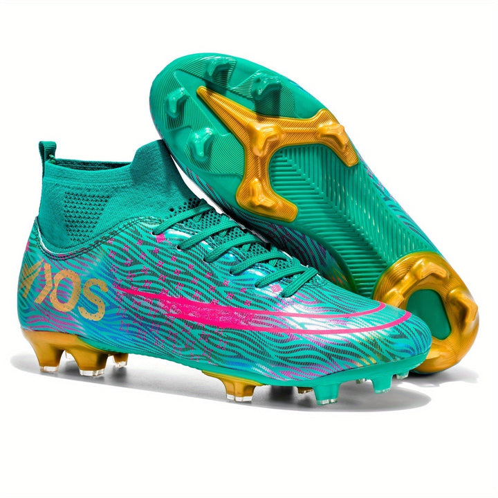 Men's Football Boots with Grip & High Ankle Design – Dario-Moonlight-7-The Livary