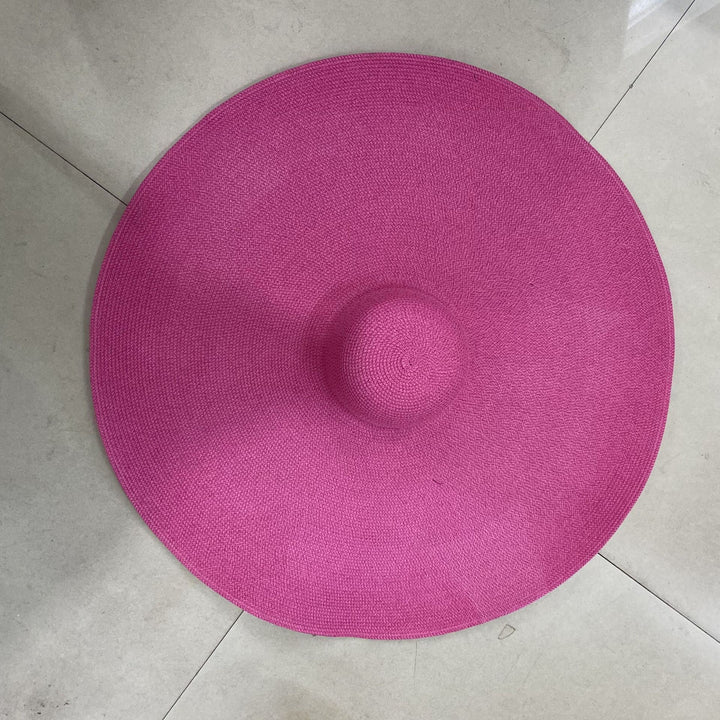 Light women's summer hat with a wide brim and breathable design – Cindy-Pink Red-One size fits all-The Livary