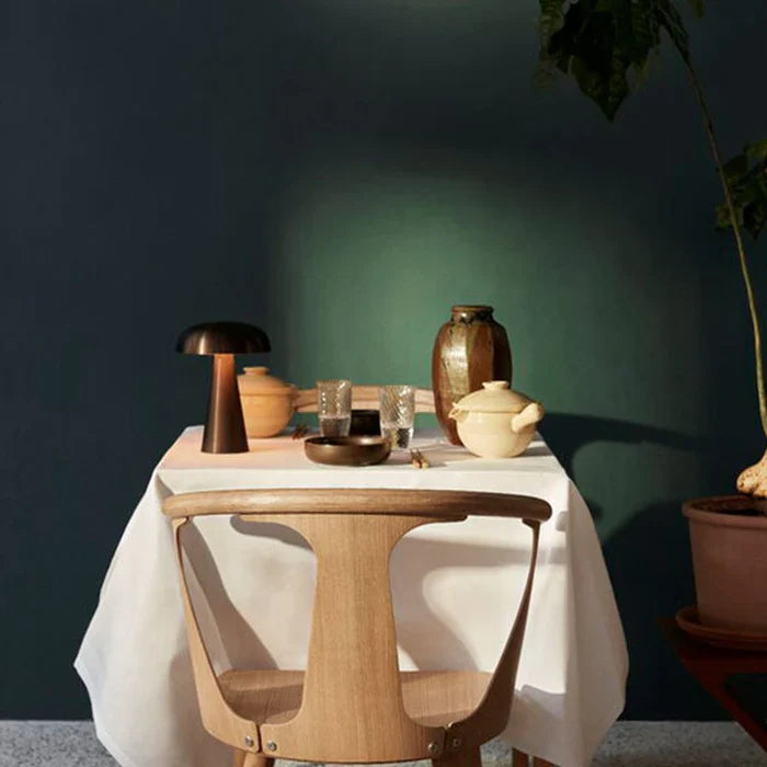 Stylish Portable Table Lamp - ShroomLite-Gold-The Livary