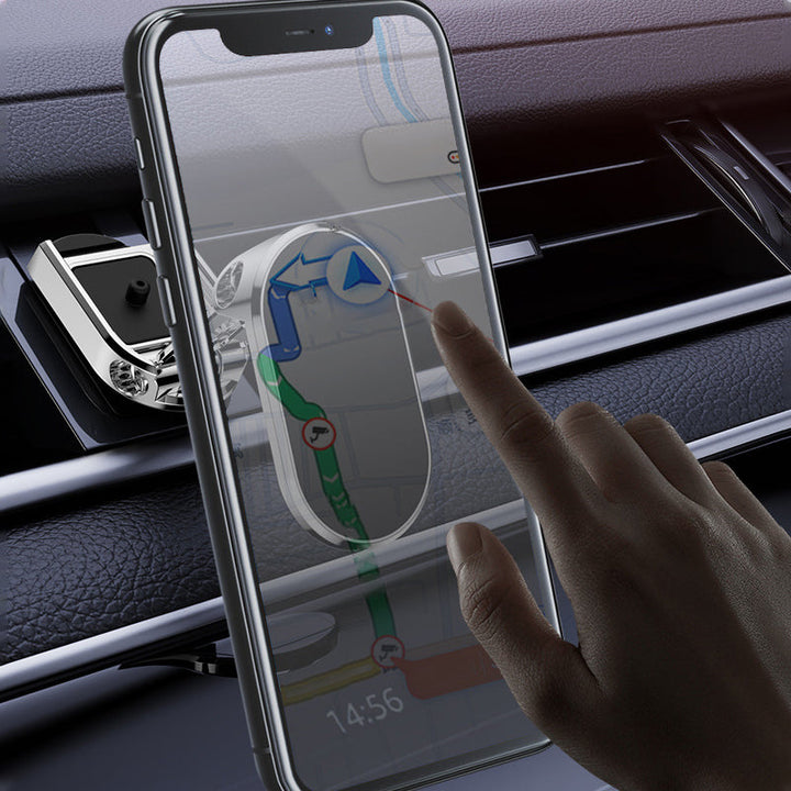 Magnetic Phone Holder for the Car - MagMount Fold-Black-The Livary